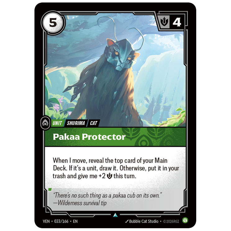 Riftbound TCG - Pakaa Protector | Vendetta 033/166