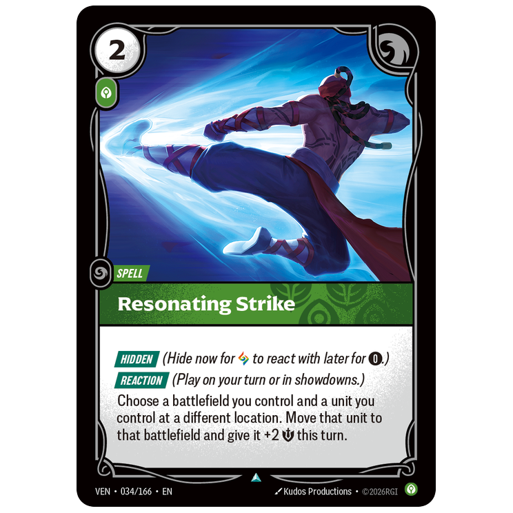 Riftbound TCG - Resonating Strike | Vendetta 034/166