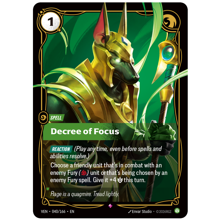 Riftbound TCG - Decree of Focus | Vendetta 040/166