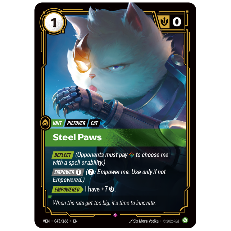Riftbound TCG - Steel Paws | Vendetta 043/166