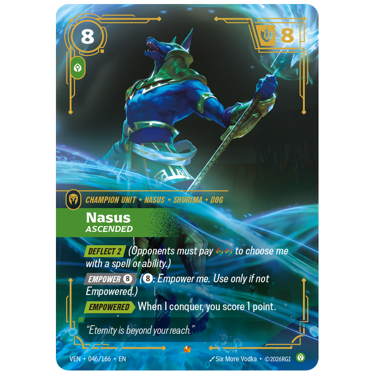 Riftbound TCG - Nasus, Ascended | Vendetta 046/166
