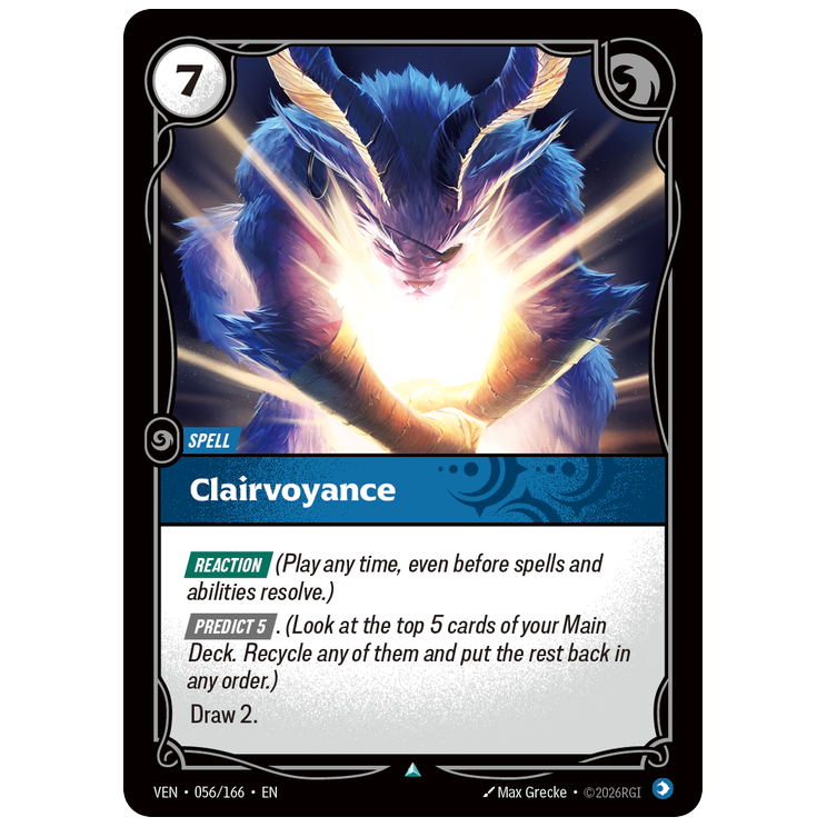 Riftbound TCG - Clairvoyance | Vendetta 056/166