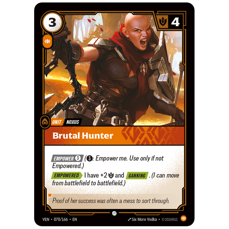 Riftbound TCG - Brutal Hunter | Vendetta 070/166