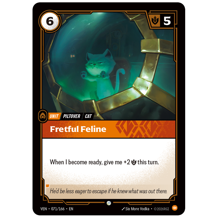 Riftbound TCG - Fretful Feline | Vendetta 071/166