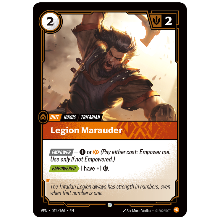 Riftbound TCG - Legion Marauder | Vendetta 074/166