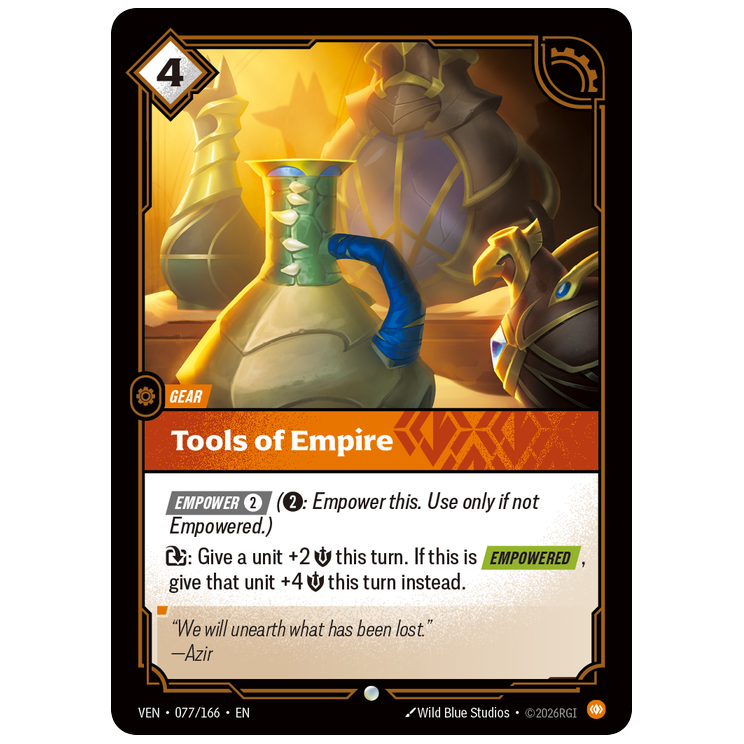 Riftbound TCG - Tools of Empire | Vendetta 077/166