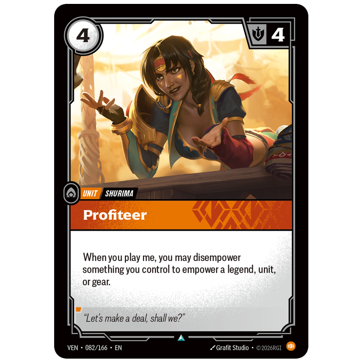 Riftbound TCG - Profiteer | Vendetta 082/166