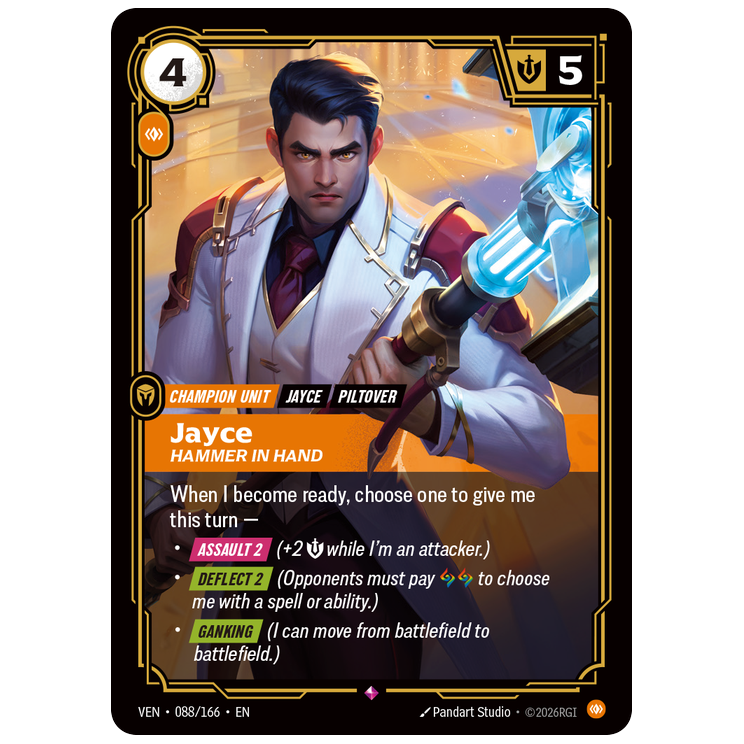 Riftbound TCG - Jayce, Hammer in Hand | Vendetta 088/166