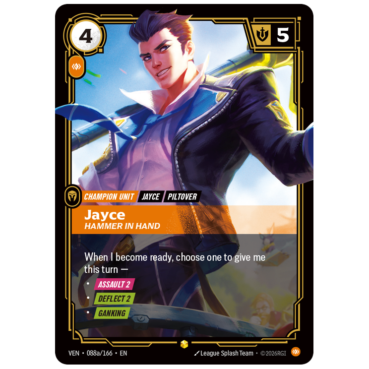 Riftbound TCG - Jayce, Hammer in Hand | Vendetta 088a/166