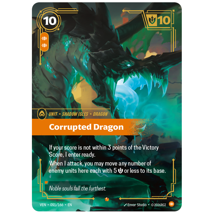 Riftbound TCG - Corrupted Dragon | Vendetta 091/166
