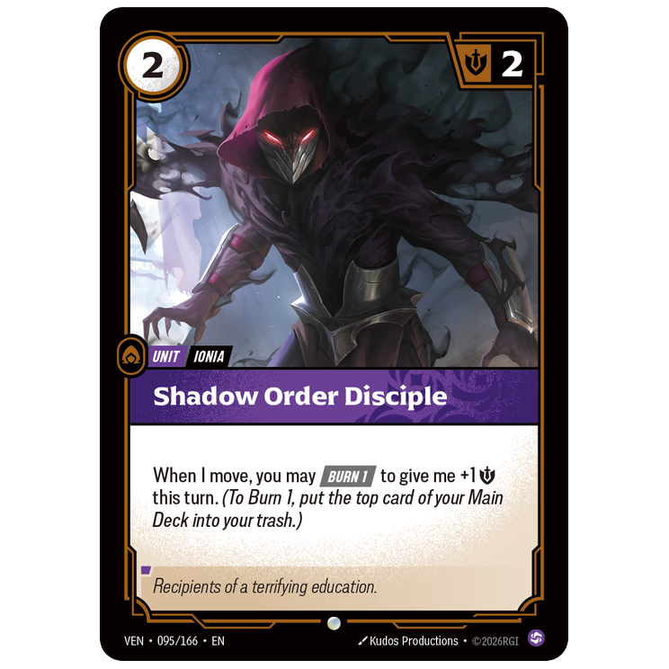 Riftbound TCG - Shadow Order Disciple | Vendetta 095/166