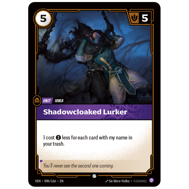 Riftbound TCG - Shadowblade Lurker | Vendetta 096/166