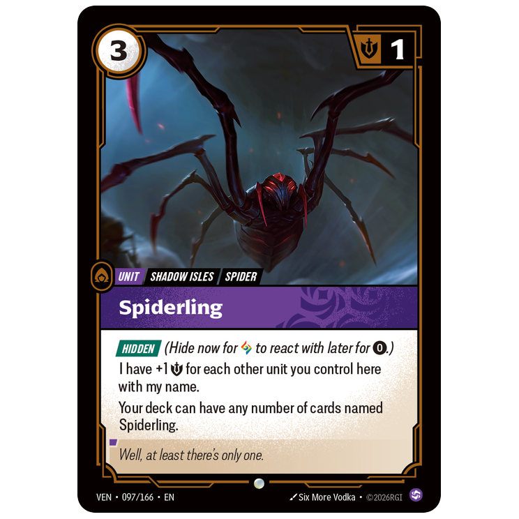 Riftbound TCG - Spiderling | Vendetta 097/166