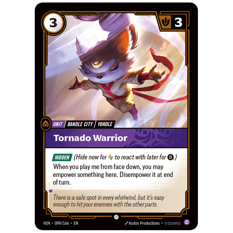 Riftbound TCG - Tornado Warrior | Vendetta 099/166