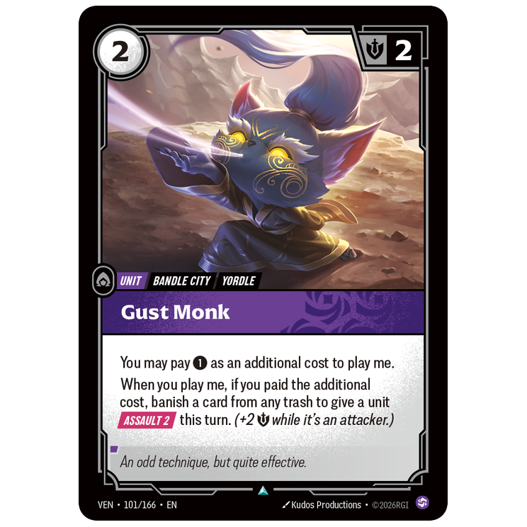 Riftbound TCG - Gust Monk | Vendetta 101/166
