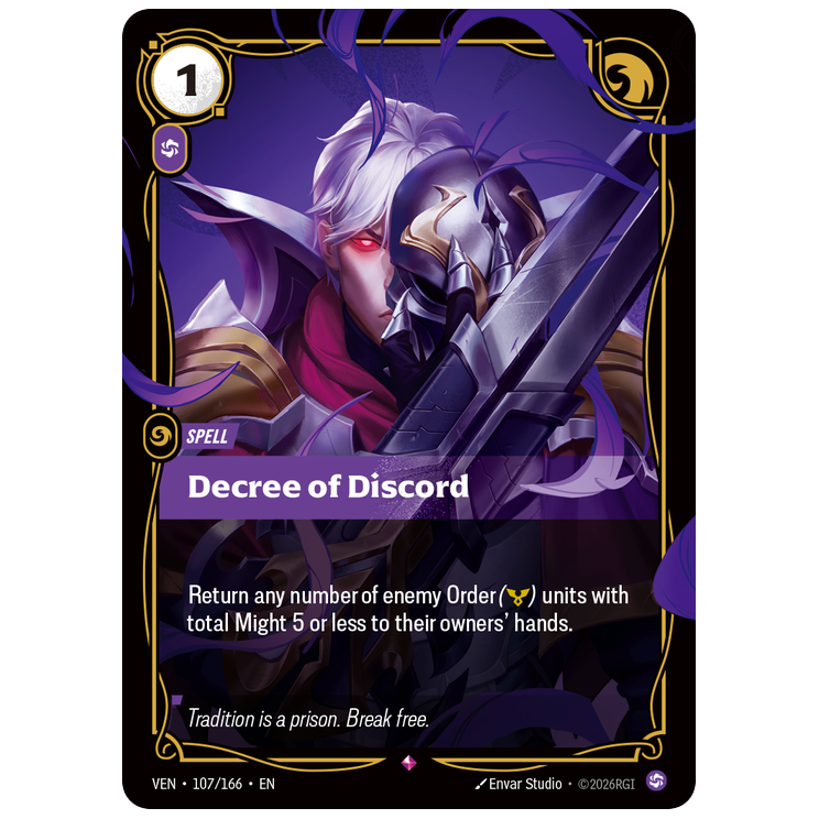 Riftbound TCG - Decree of Discord | Vendetta 107/166