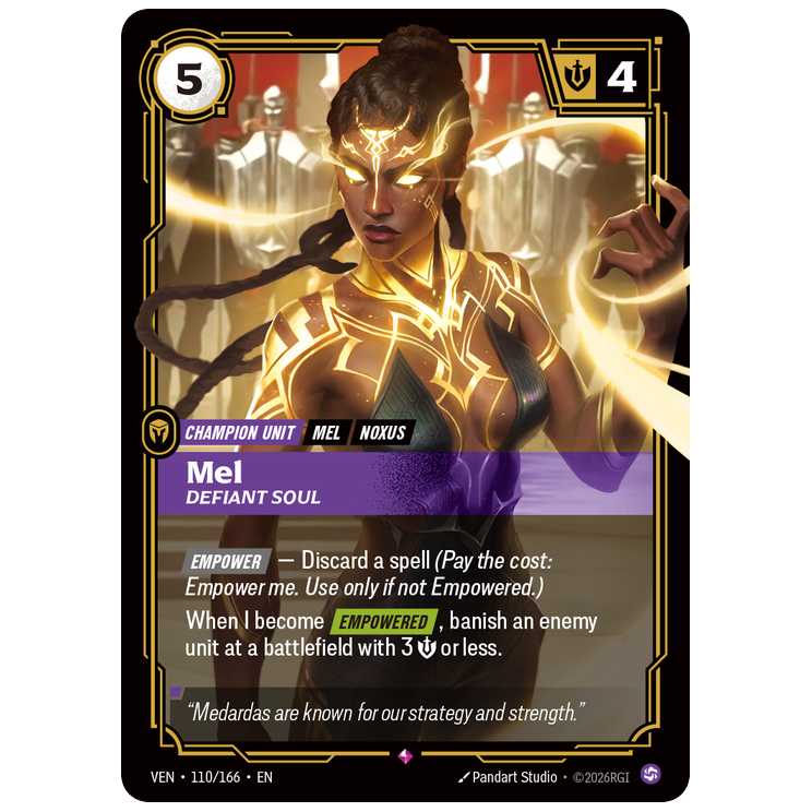 Riftbound TCG - Mel, Defiant Soul | Vendetta 110/166