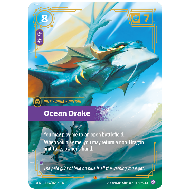 Riftbound TCG - Ocean Drake | Vendetta 115/166