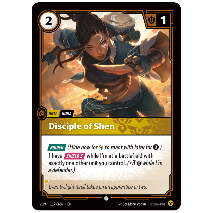 Riftbound TCG - Disciple of Shen | Vendetta 117/166