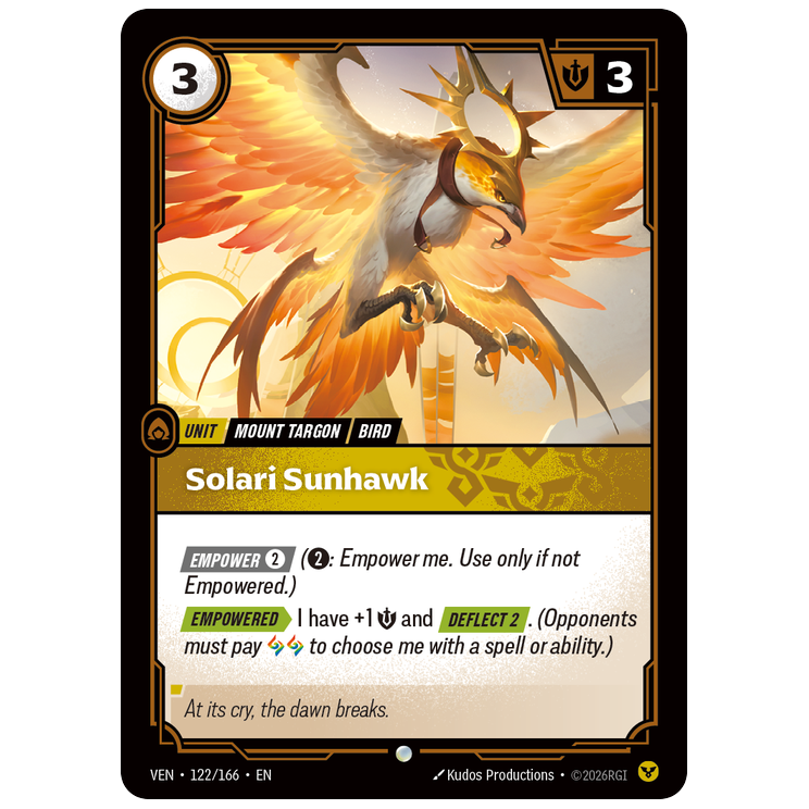 Riftbound TCG - Solari Sunhawk | Vendetta 122/166