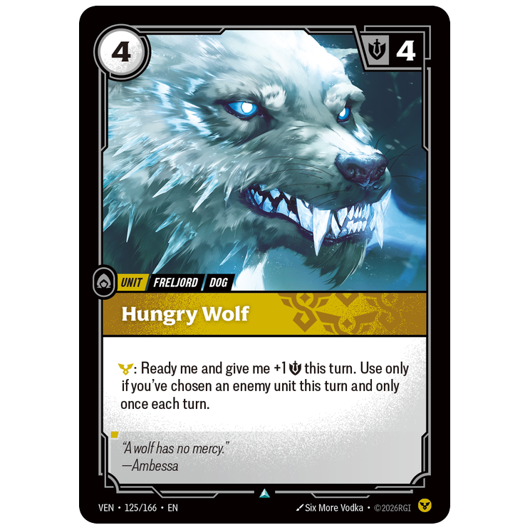 Riftbound TCG - Hungry Wolf | Vendetta 125/166