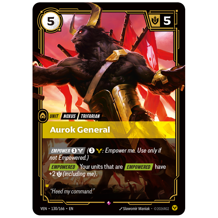 Riftbound TCG - Aurok General | Vendetta 130/166