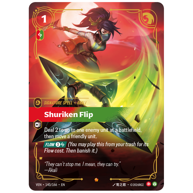 Riftbound TCG - Shuriken Flip | Vendetta 140/166