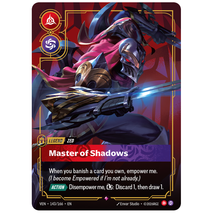 Riftbound TCG - Master of Shadows | Vendetta 143/166