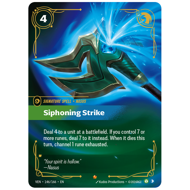 Riftbound TCG - Siphoning Strike | Vendetta 146/166