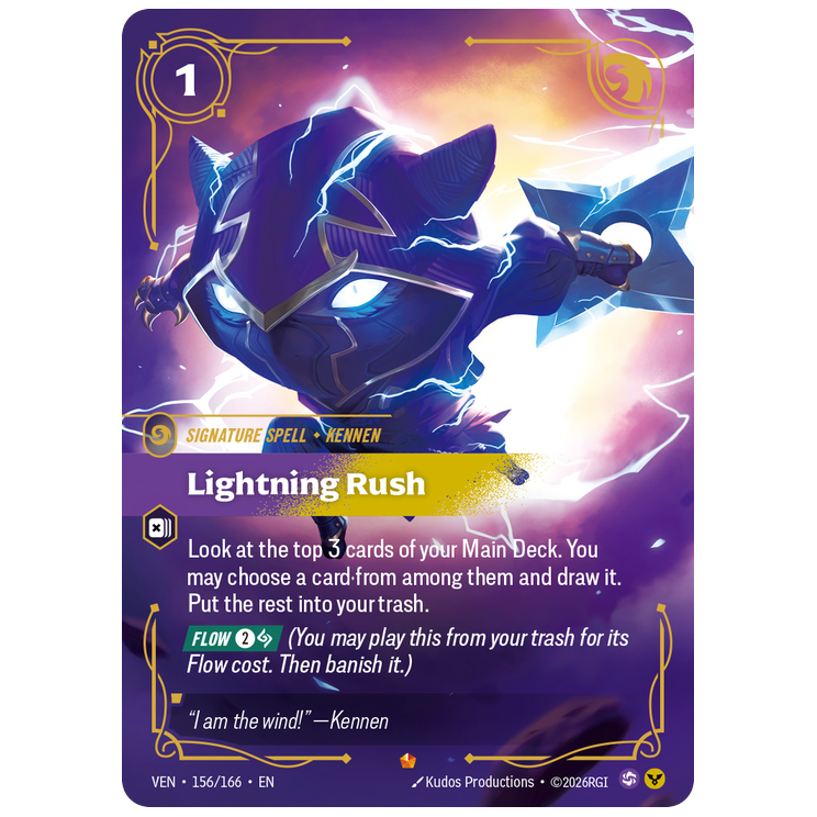 Riftbound TCG - Lightning Rush | Vendetta 156/166