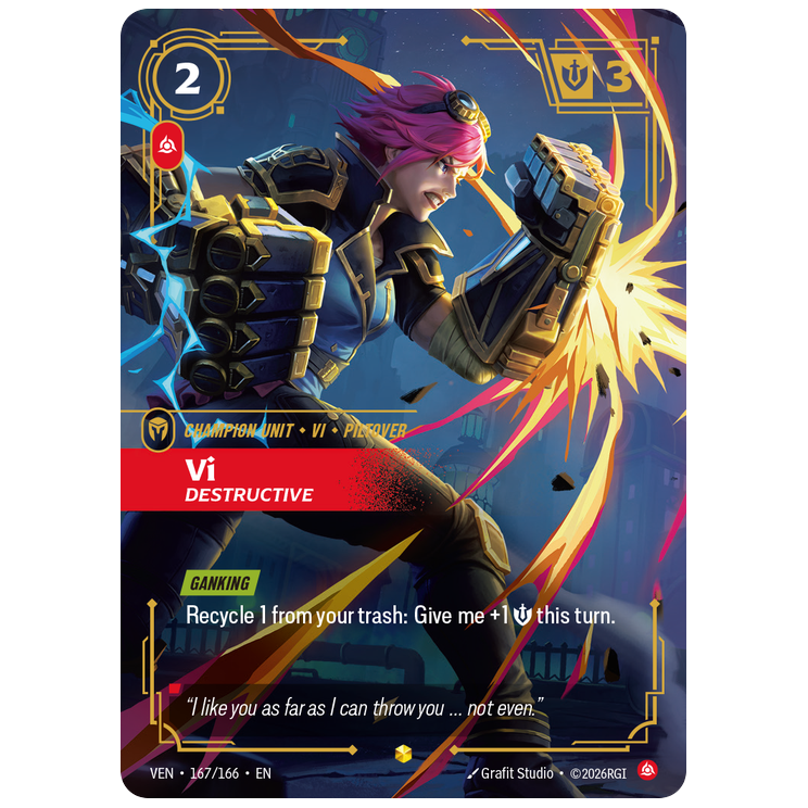 Riftbound TCG - Vi, Destructive | Vendetta 167/166