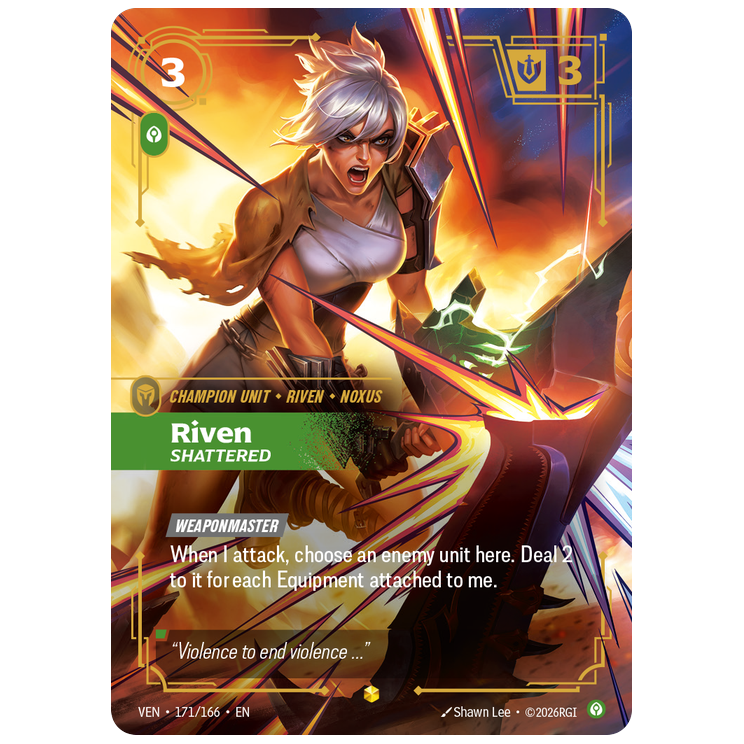 Riftbound TCG - Riven, Shattered | Vendetta 171/166