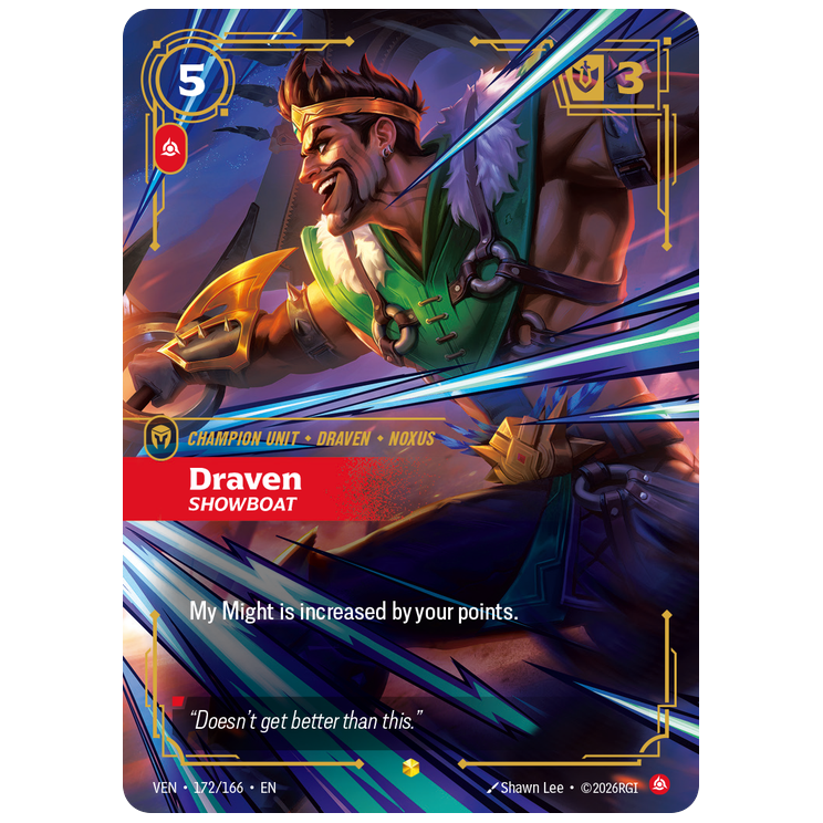 Riftbound TCG - Draven, Showboat | Vendetta 172/166