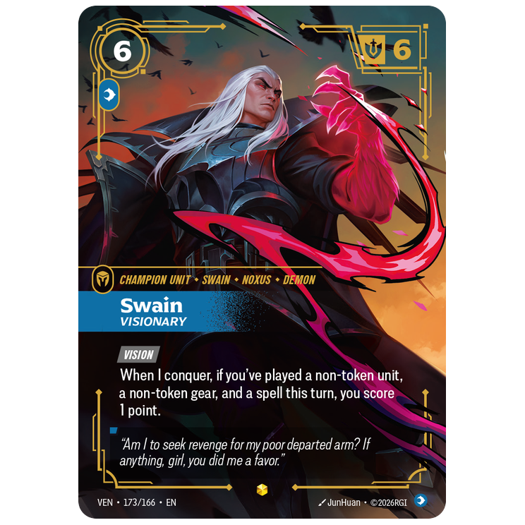 Riftbound TCG - Swain, Visionary | Vendetta 173/166