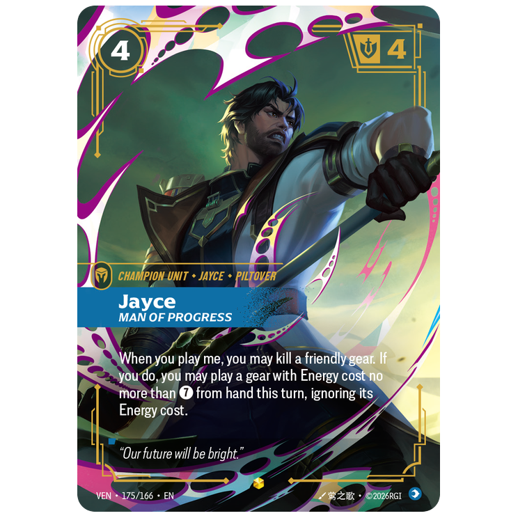 Riftbound TCG - Jayce, Man of Progress | Vendetta 175/166