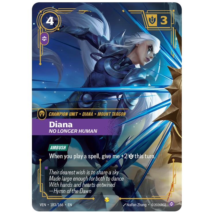 Riftbound TCG - Diana, No Longer Human | Vendetta 183/166