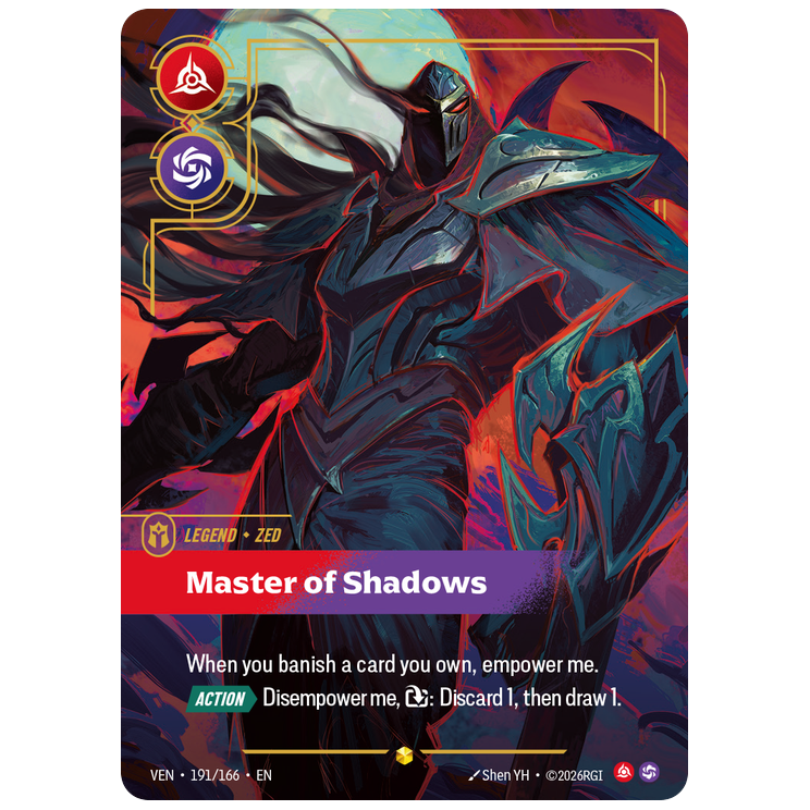 Riftbound TCG - Master of Shadows | Vendetta 191/166