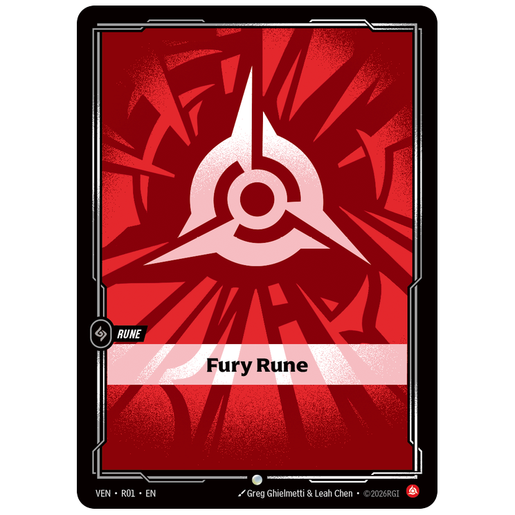 Riftbound TCG - Fury Rune | Vendetta R01/166