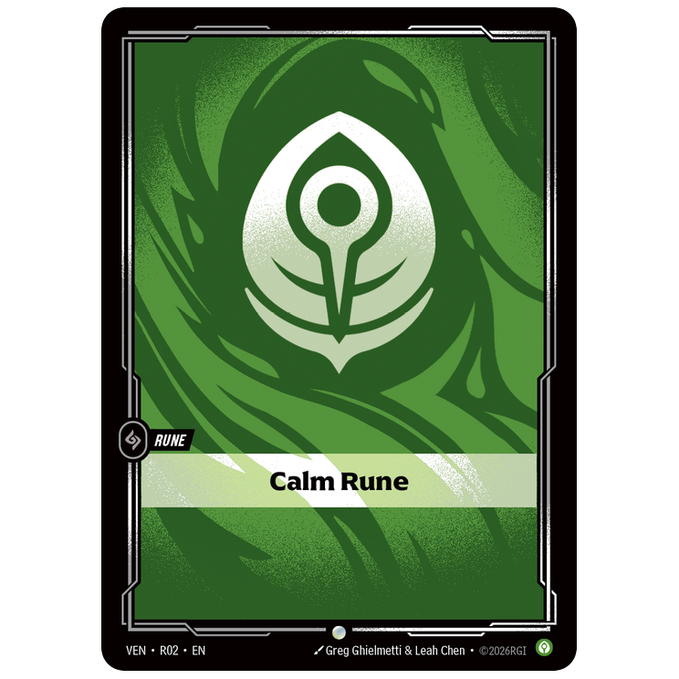 Riftbound TCG - Calm Rune | Vendetta R02/166