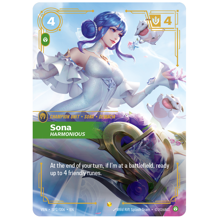 Riftbound TCG - Sona, Harmonious | Vendetta SP2/166