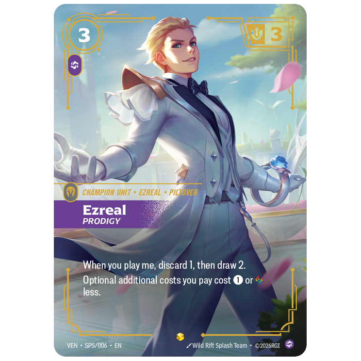 Riftbound TCG - Ezreal, Prodigy | Vendetta SP5/166