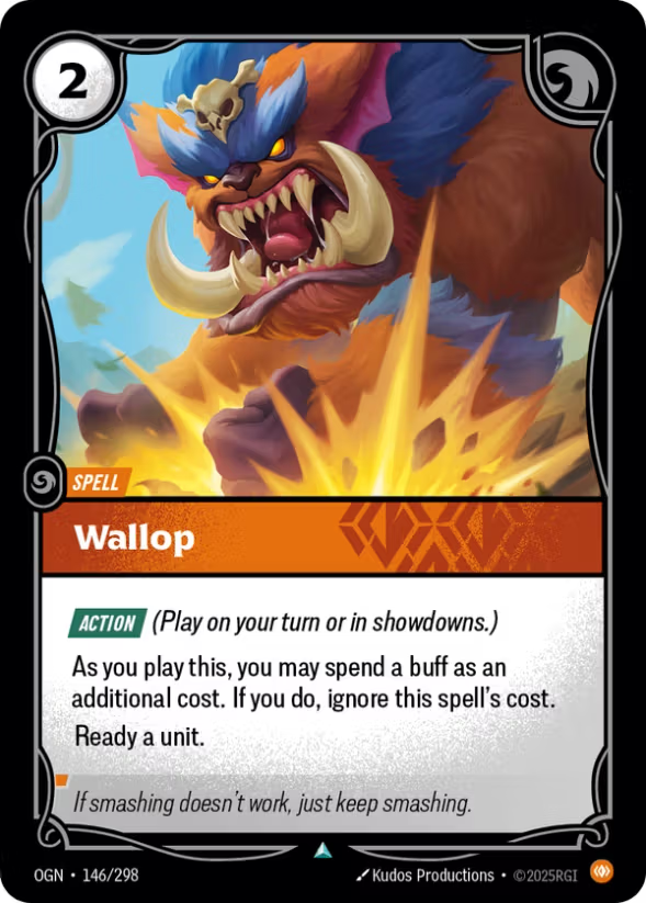 Riftbound TCG – Wallop (Foil, Uncommon) | Origins 146/298