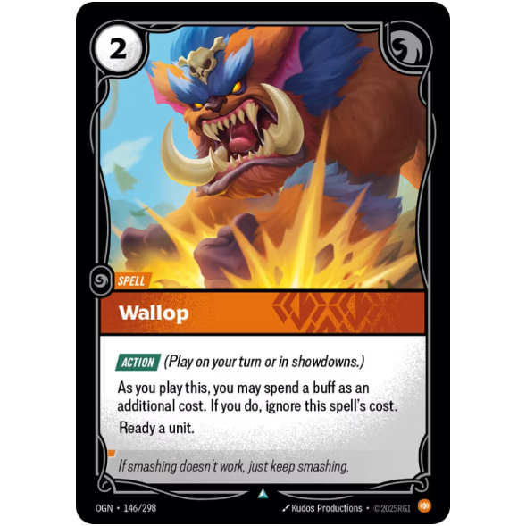 Riftbound TCG – Wallop (Foil, Uncommon) | Origins 146/298