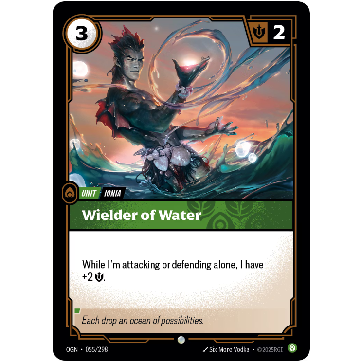 Riftbound TCG – Wielder of Water (Foil, Common) | Origins 055/298